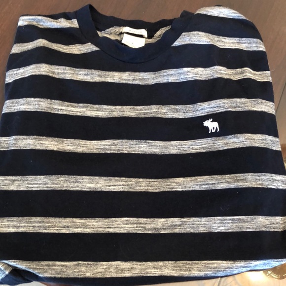 ABERCROMBIE & FITCH Long Sleeve Stripe Muscle Fit Polo - Picture 1 of 8